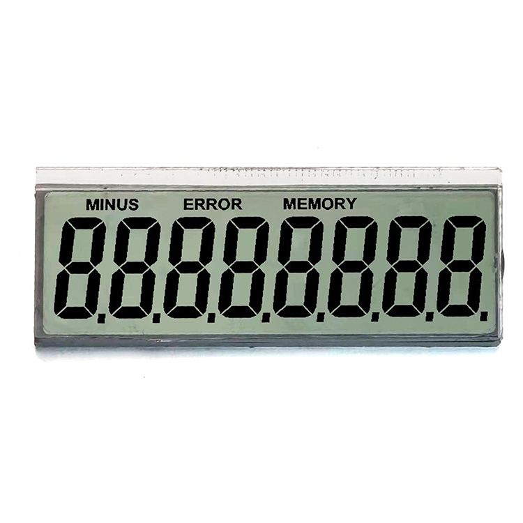 LCD LCD screen manufacturers counter display calculator  NTLCD 8-digit broken code screen